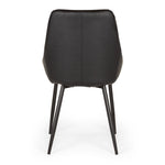 Bari Dining Chair- Black PU (W50 D53 SH66/H91CM)