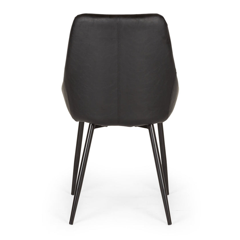 Bari Dining Chair- Black PU