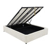 Denver Gas Lift Storage Bed Base (Beige) - Super King (W183 x H35 x D208 CM)