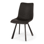 Woodsmith-6-pce-Bench-4-Black-Rustic-Chair