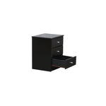 Black Pearl 3 Drawer Bedside (455W x 400D 590H mm)