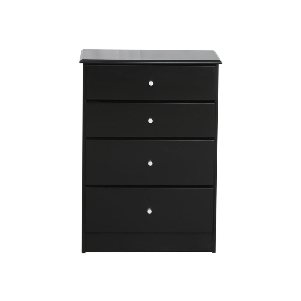 Black Pearl 4 Drawer Tallboy (595W x 400D 825H mm)