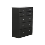 Black Pearl 7Drawer Highboy (870W x 400D 1180H mm)