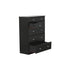 Black Pearl 7Drawer Highboy