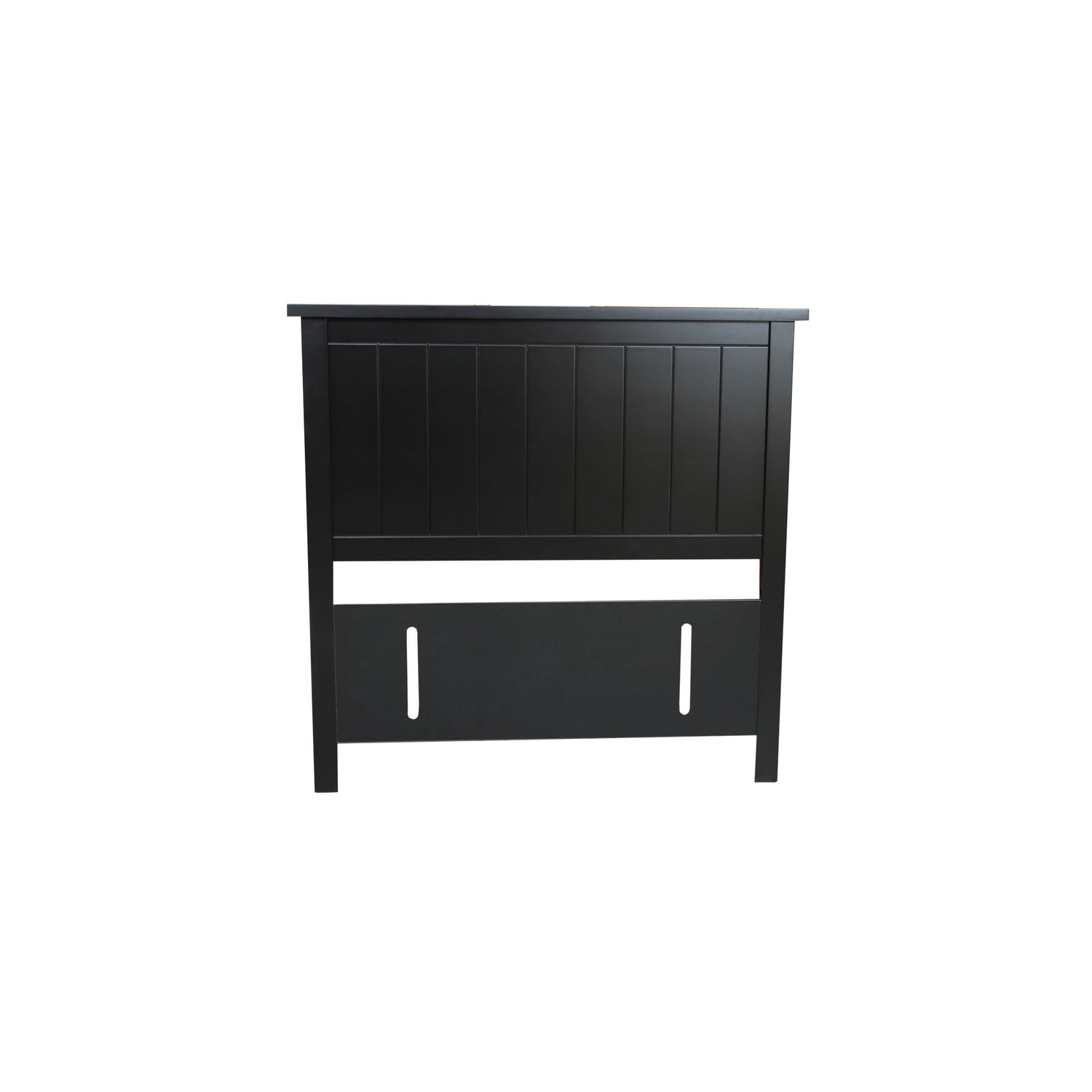 Black Pearl Groove King Single Headboard