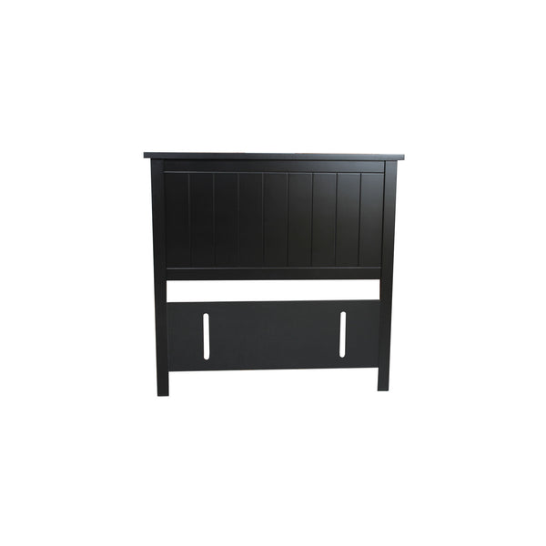 Black Pearl Groove King Single Headboard