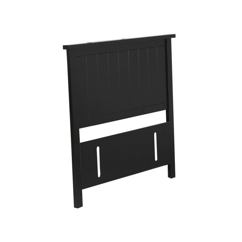 Black Pearl Groove Queen-King Headboard