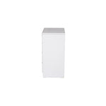 Pearl Bay White 4 Drawer Tallboy (595W x 400D 825H mm)