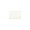 Pearl-Bay-White-6-Drawer-Lowboy (1155W x 400D 750H mm)