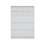 Pearl Bay White 7Drawer Highboy (870W x 400D 1180H mm)