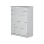 Pearl Bay White 7Drawer Highboy (870W x 400D 1180H mm)