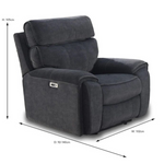 Florence Electric Recliner Lounge 3+1+1