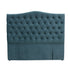 Milton Upholstered Buttoned Headboard (Green) - Queen (W1540 H1400 D130mm)