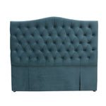 Milton Upholstered Buttoned Headboard (Green) - Double (W1370 H1400 D130mm)