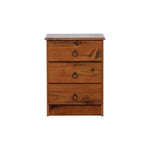 Newport Hunter Hills 3 Drawer Bedside (455W x 400D 590H mm)