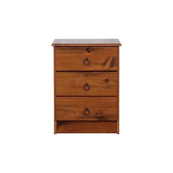 Newport Hunter Hills 3 Drawer Bedside (455W x 400D 590H mm)