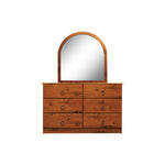 Newport Hunter Hills 6 Drw Dresser and Mirror (1155W x 400D 1575H mm)