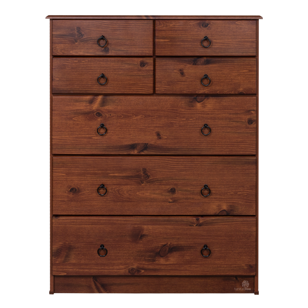 Newport Hunter Hills 7 Drawer Highboy (870W x 400D x 1180H mm)