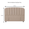 Belmont King Headboard - Khaki