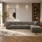 Orlando 5 Piece Modular Sofa - Latte