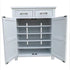 White Alice Shoe Cabinet (W800 D400 H1000mm)