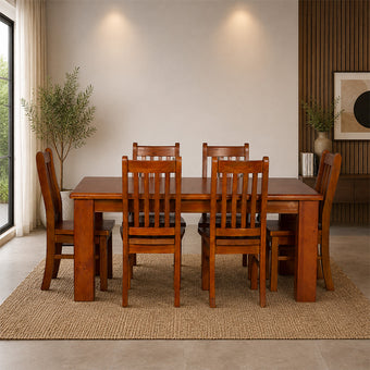 Elmont 1.8 Dining Suite with 6 Chairs *Kd