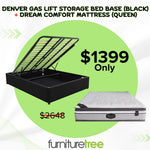 Denver Storage Bed with Dream Comfort Deal- King