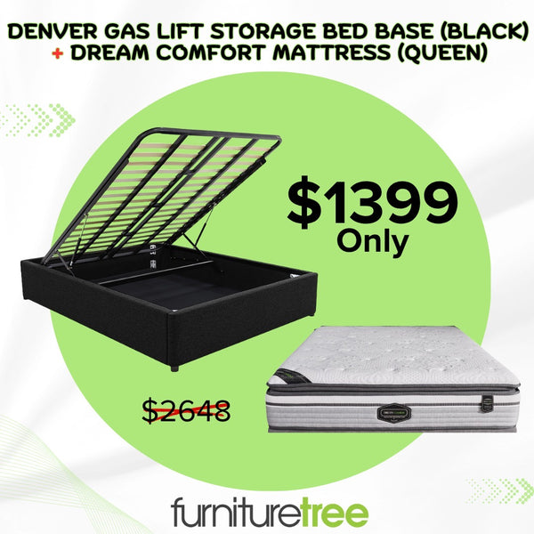 Denver Storage Bed with Dream Comfort Deal- King
