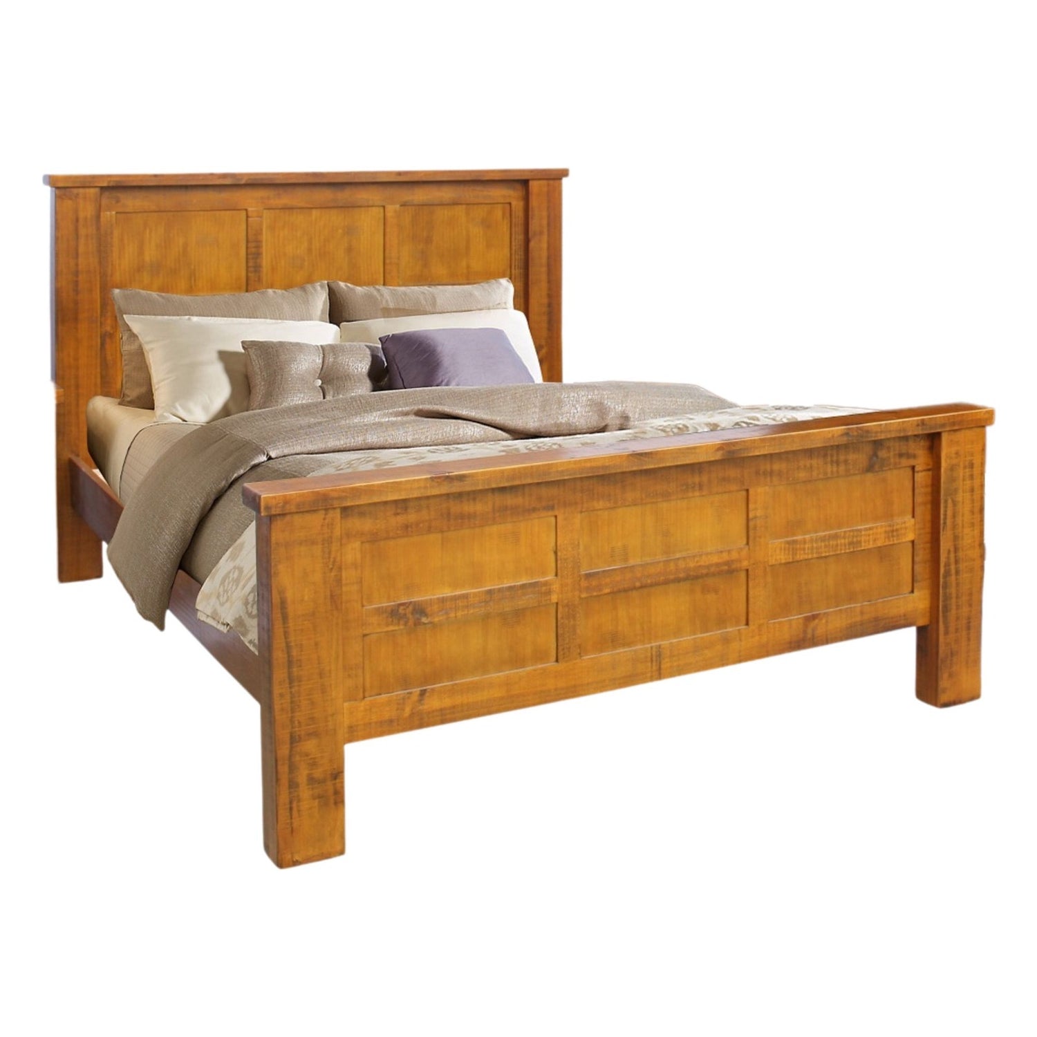 Woodside Queen Bed [L2100 W1680 H1230/580mm (Head/Foot)]