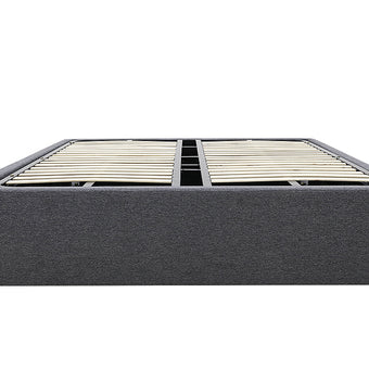 Denver Gas Lift Storage Bed Base (Grey) - Super King (W183 x H35 x D208 CM)