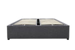 Denver Gas Lift Storage Bed Base (Grey) - Queen (W153 x H35 x D208CM)