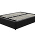 Denver Gas Lift Storage Bed Base (Black) - Double (W137 x H35 x 208 CM)