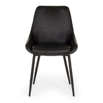 Bari Dining Chair- Black PU (W50 D53 SH66/H91CM)