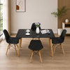 Aero 5 pc 1.2M Dining Suite-Black *Kd