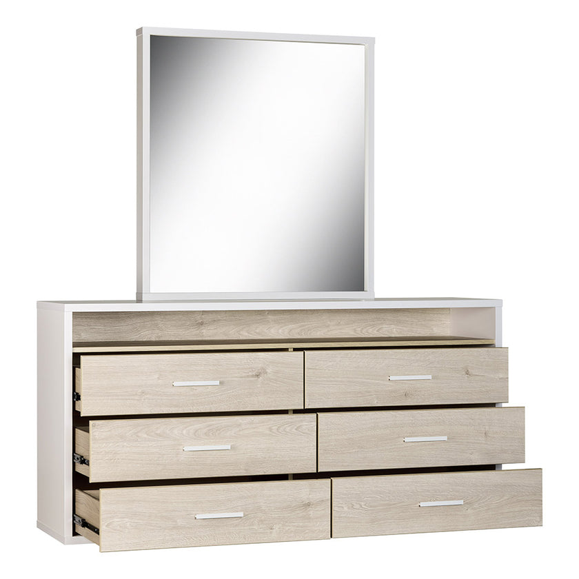FERN 6 Drw Dresser & Mirror - 1600