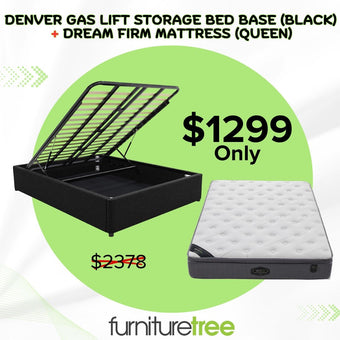 Denver Dream Firm Queen Deal- Black