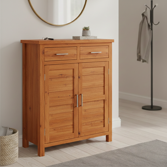 Alice shoe Cabinet Stained (W800 D400 H1000mm)