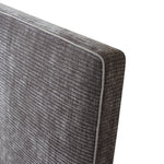 Picton Bed Base with Headboard (Grey) - Queen (W154 x H120 x D213 CM)