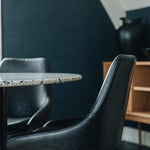 Bari Dining Chair- Black PU (W50 D53 SH66/H91CM)