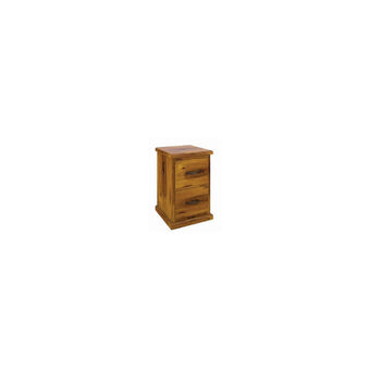 American Rustic 2-Drawer Filing Cabinet