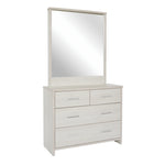 Atlas 4 Drawer Dresser (incl Mirror) (NZ Made)-Clearance