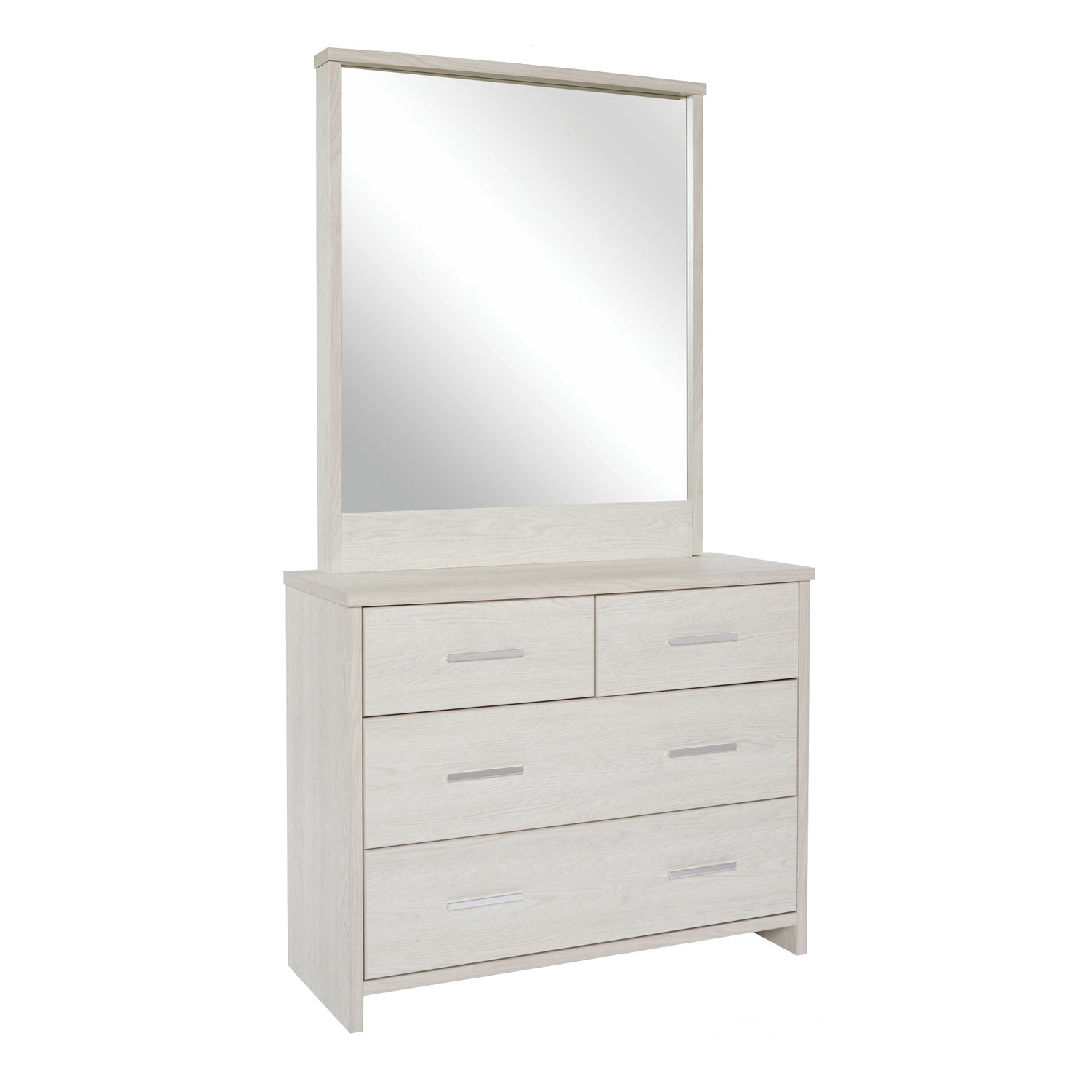 Atlas 4 Drawer Dresser (incl Mirror) (NZ Made)-Clearance