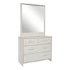 Atlas 4 Drawer Dresser (incl Mirror) (NZ Made)-Clearance