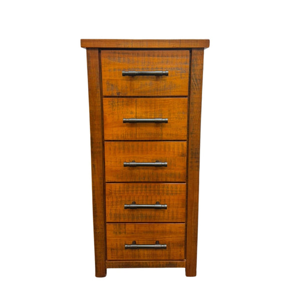 Woodside 5 Drawer Slimboy (W590 D450 H1265mm)