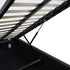 Denver Gas Lift Storage Bed Base (Black) - Double (W137 x H35 x 208 CM)