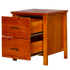 Alice 2 Drawer Bedside - Stained