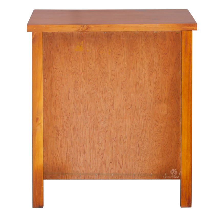 Alice 2 Drawer Bedside - Stained
