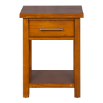 Maestro 1 Drawer Bedside Warm Honey Stain