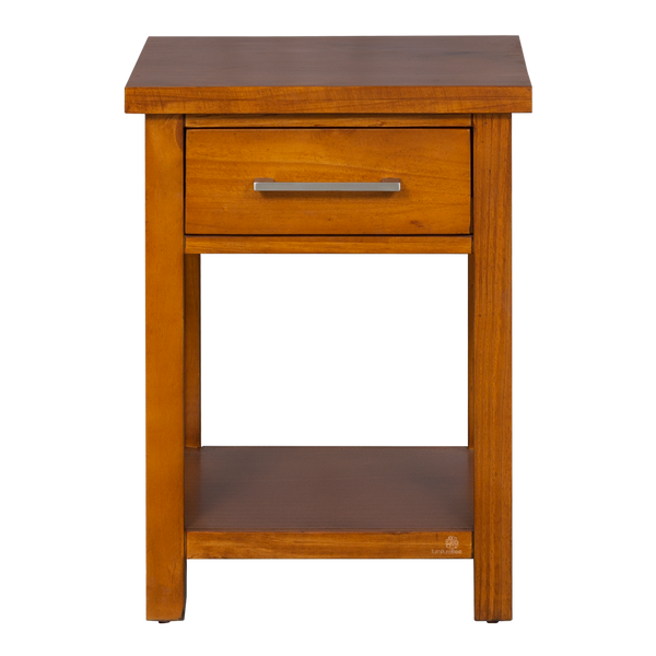 Maestro 1 Drawer Bedside Warm Honey Stain