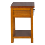 Maestro 1 Drawer Bedside Warm Honey Stain